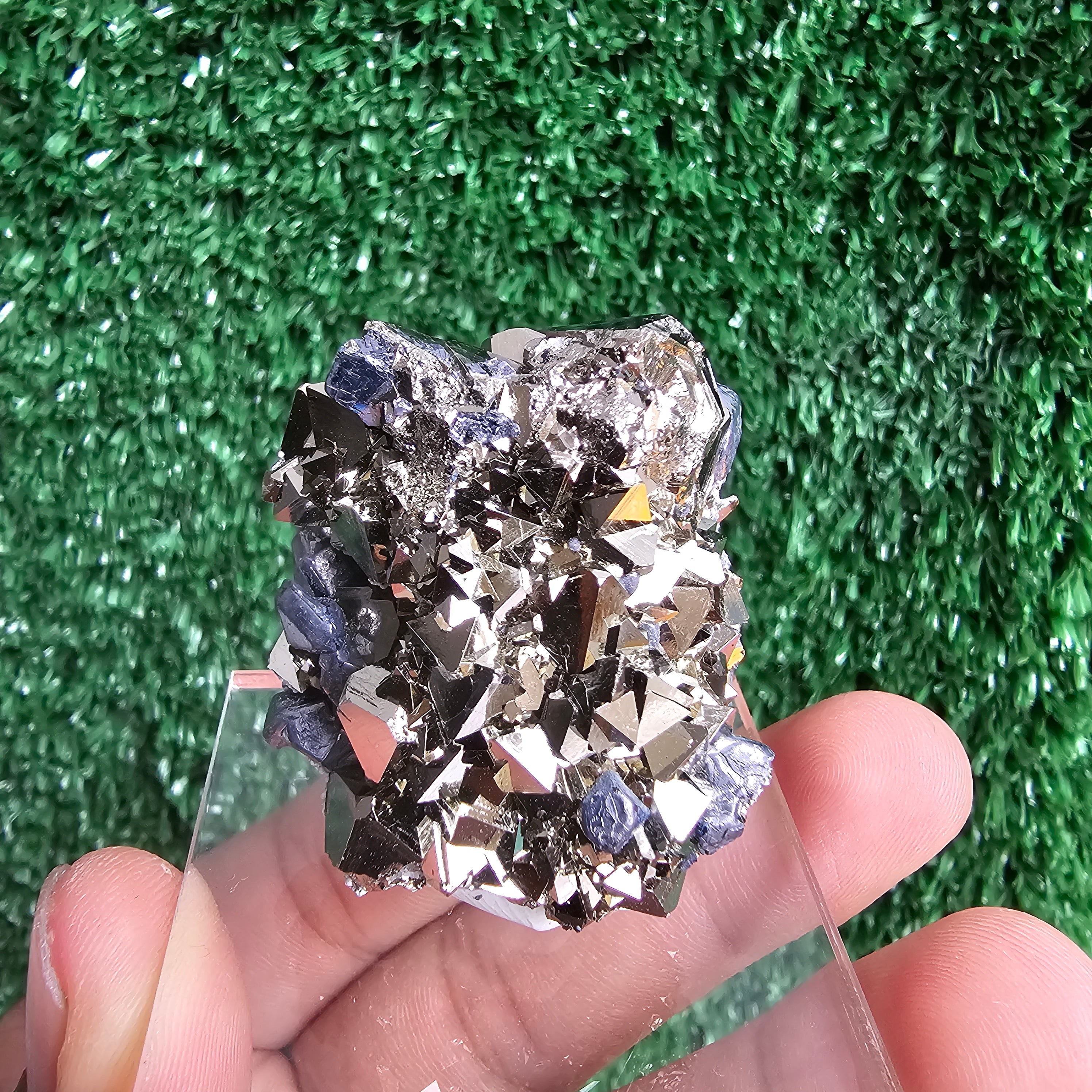 Galena with Pyrite octahedral