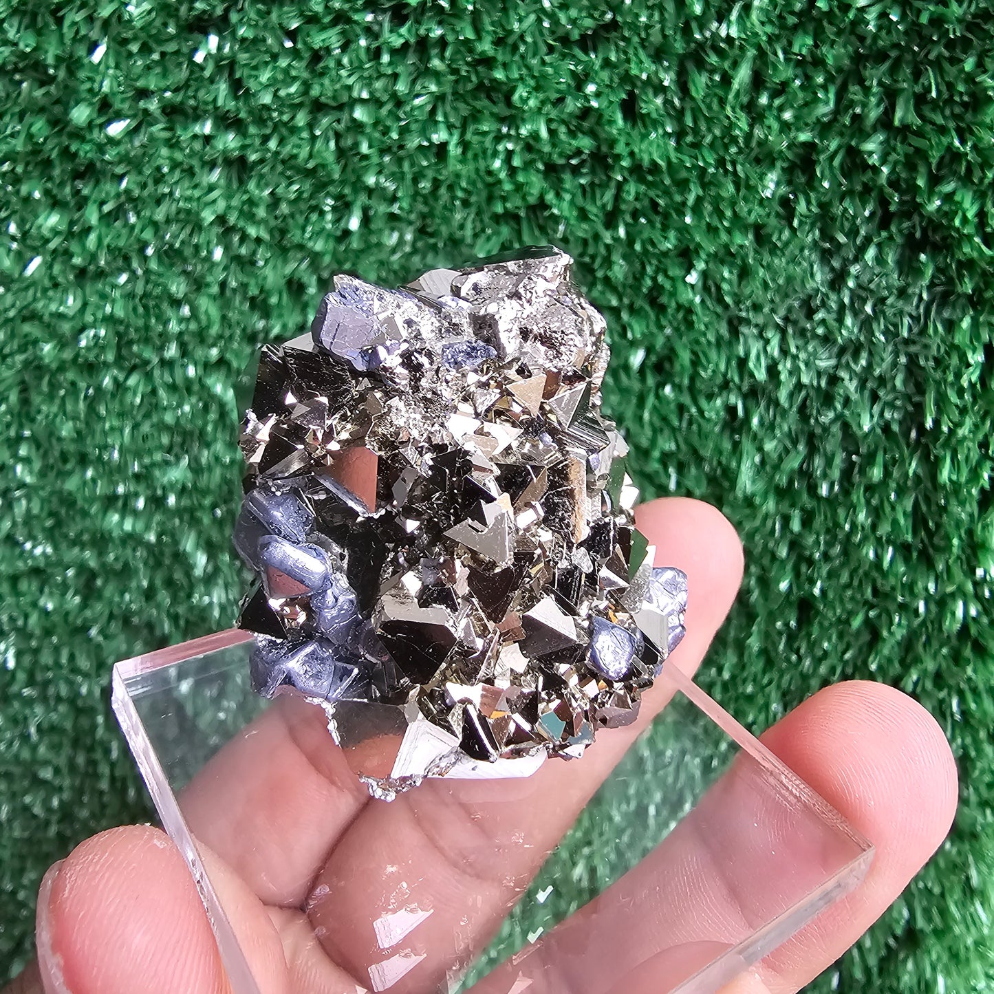 Galena with Pyrite octahedral