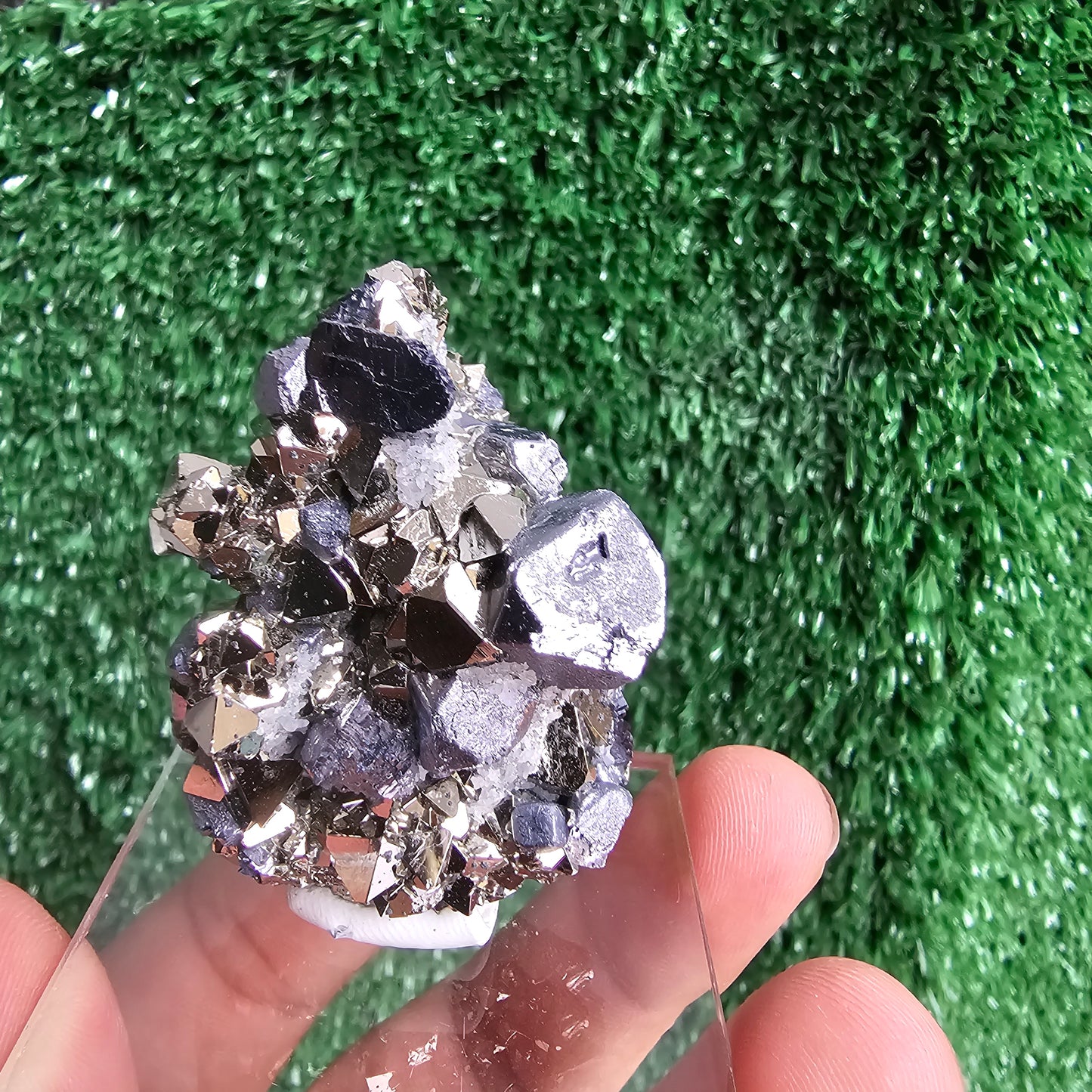 Galena with Pyrite octahedral