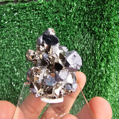 Galena with Pyrite octahedral