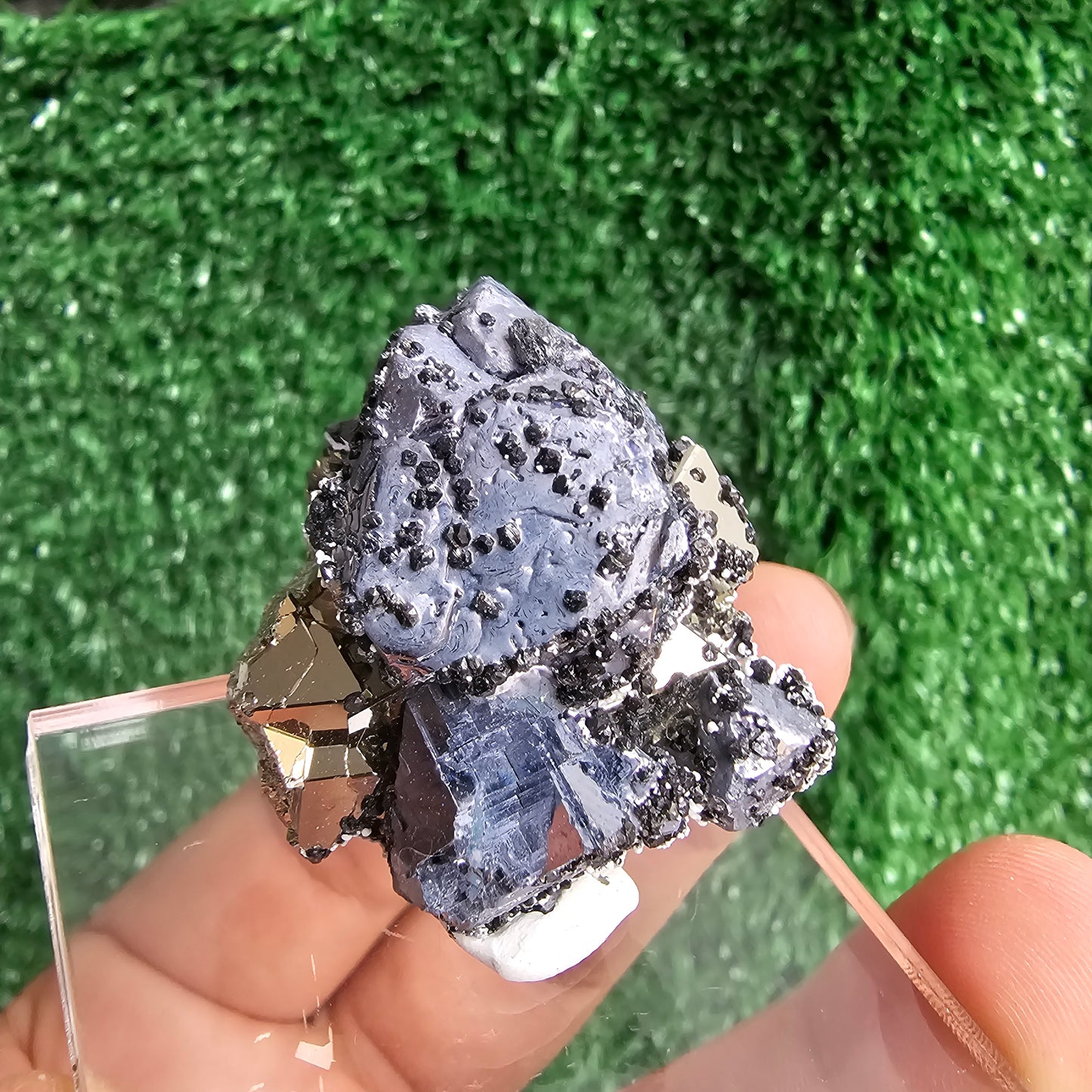 Galena with Pyrite octahedral