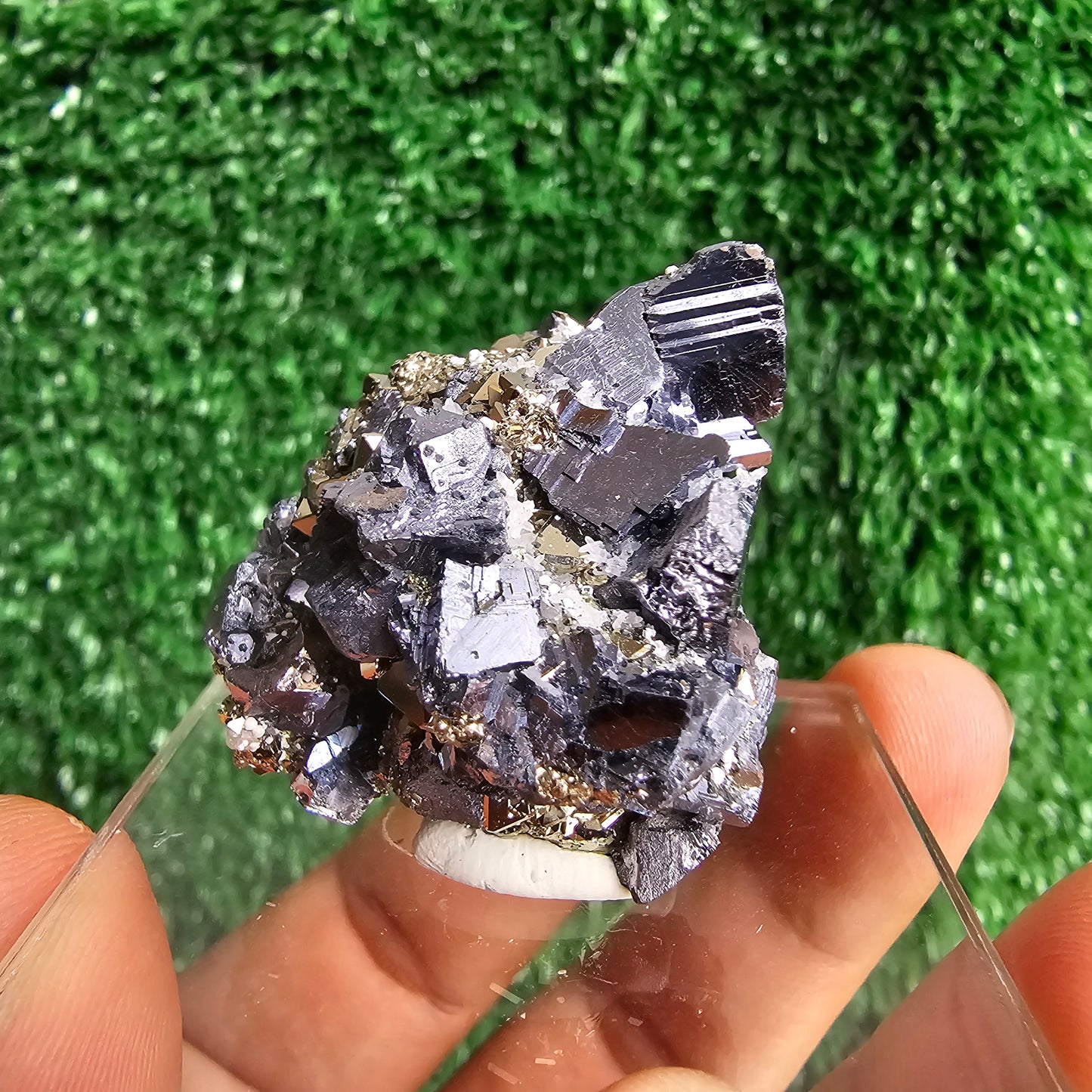 Galena with Pyrite octahedral