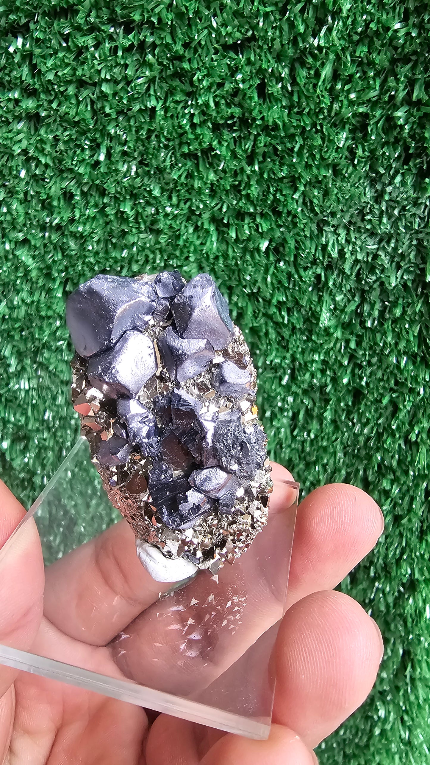 Galena with Pyrite octahedral