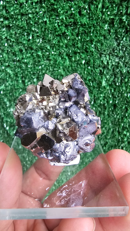 Galena with Pyrite octahedral