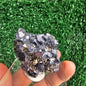 crystallized galena with Pyrite octahedral