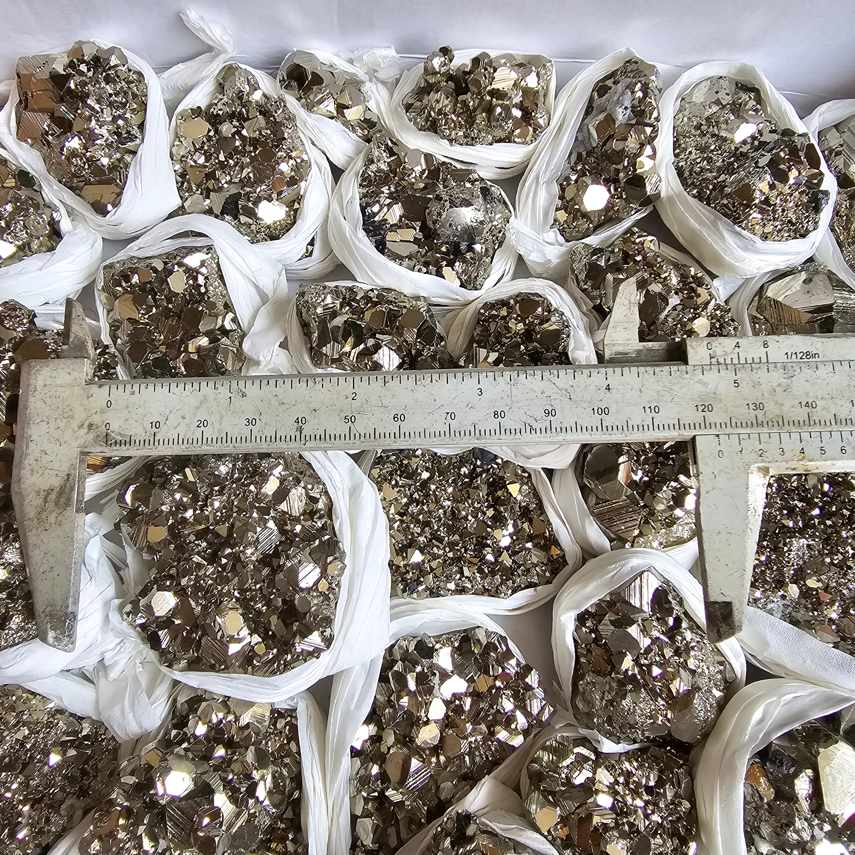 Flat pyrite Octahedral