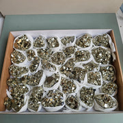Flat pyrite Octahedral