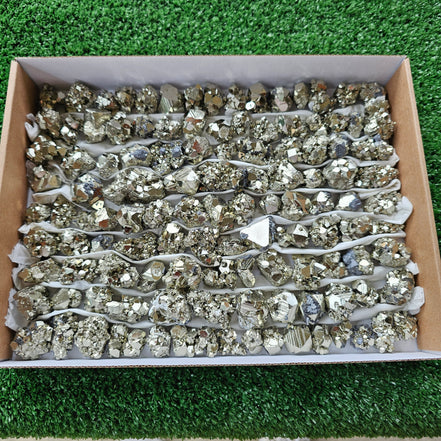 Box 115 pcs pyrite Octahedral