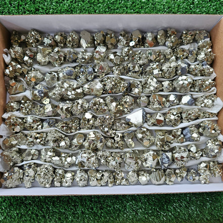 Box 115 pcs pyrite Octahedral