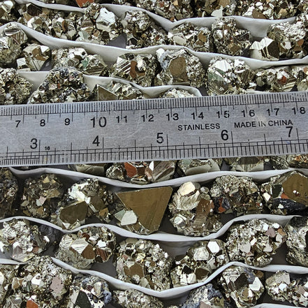 Box 130 pcs pyrite Octahedral