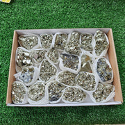 Box 21 pcs pyrite Octahedral