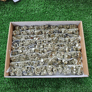 Box 104 pcs pyrite Octahedral
