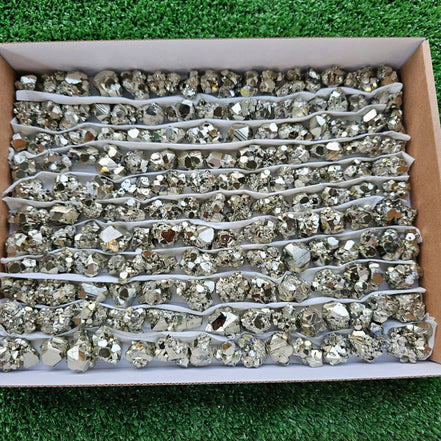 Box 150 pcs pyrite Octahedral