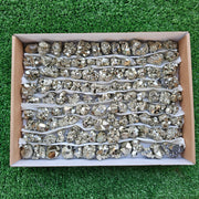 Box 107 pcs pyrite Octahedral