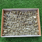 Box 109 pcs big pyrite Octahedral