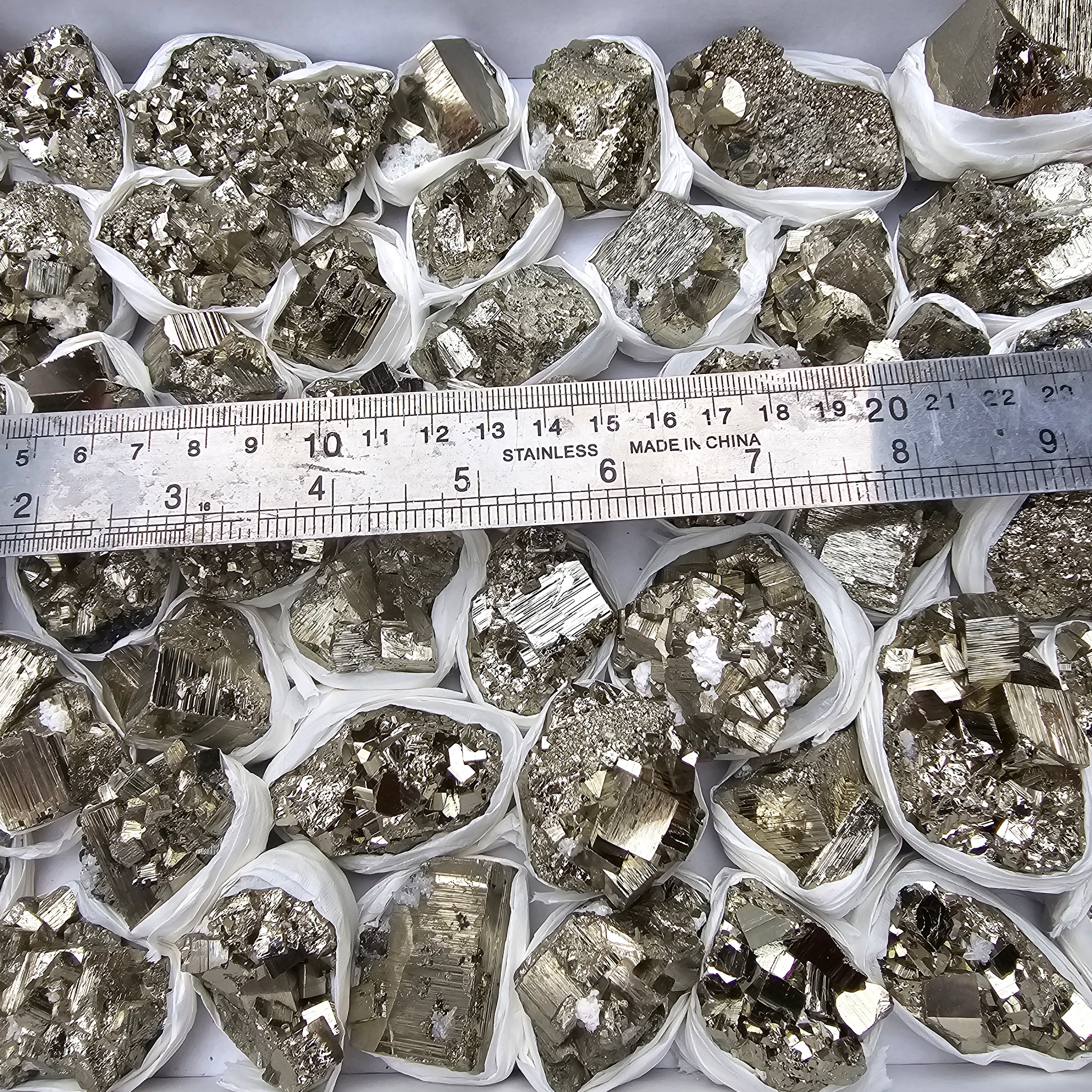 50 pc pyrite Cubic