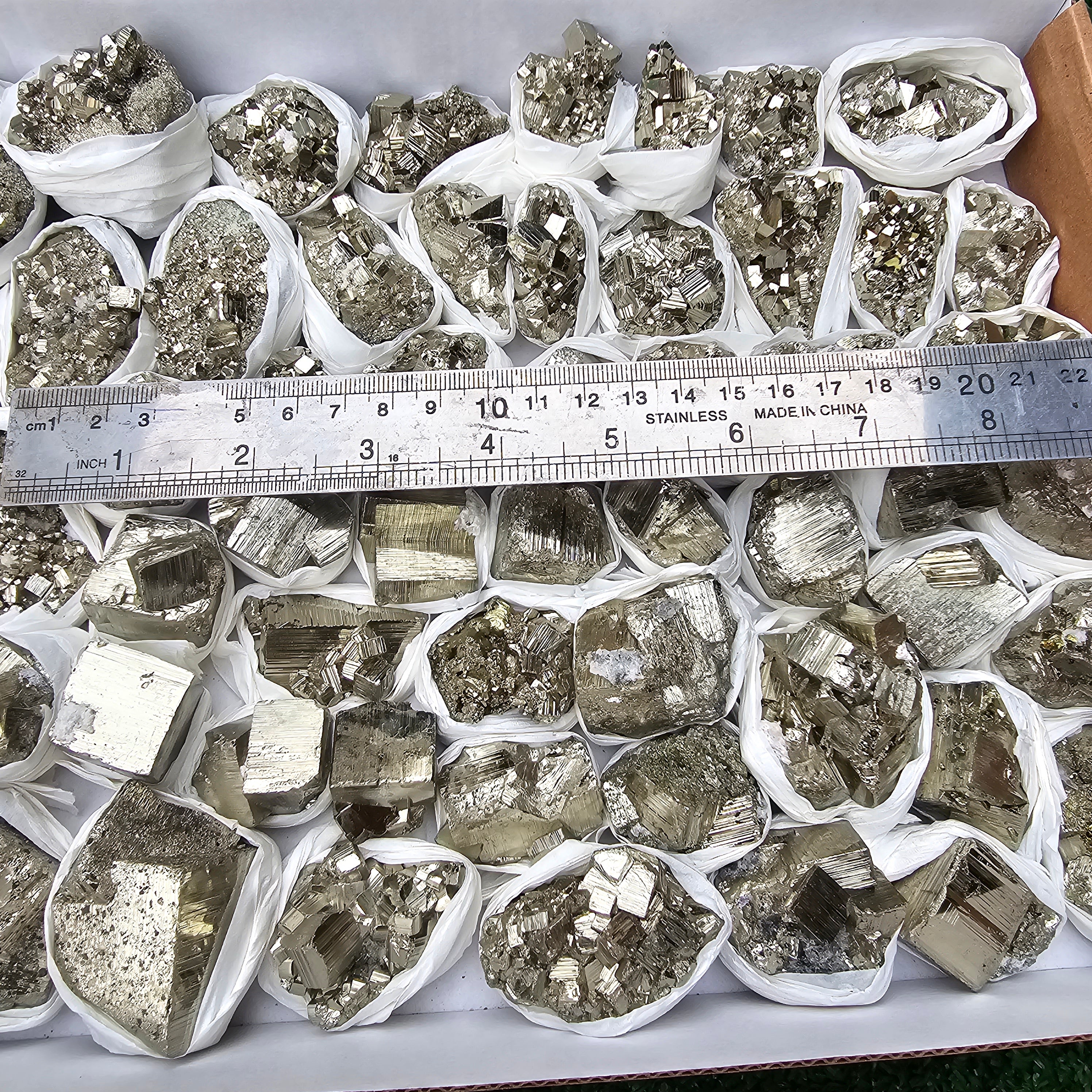 55 pc pyrite Cubic