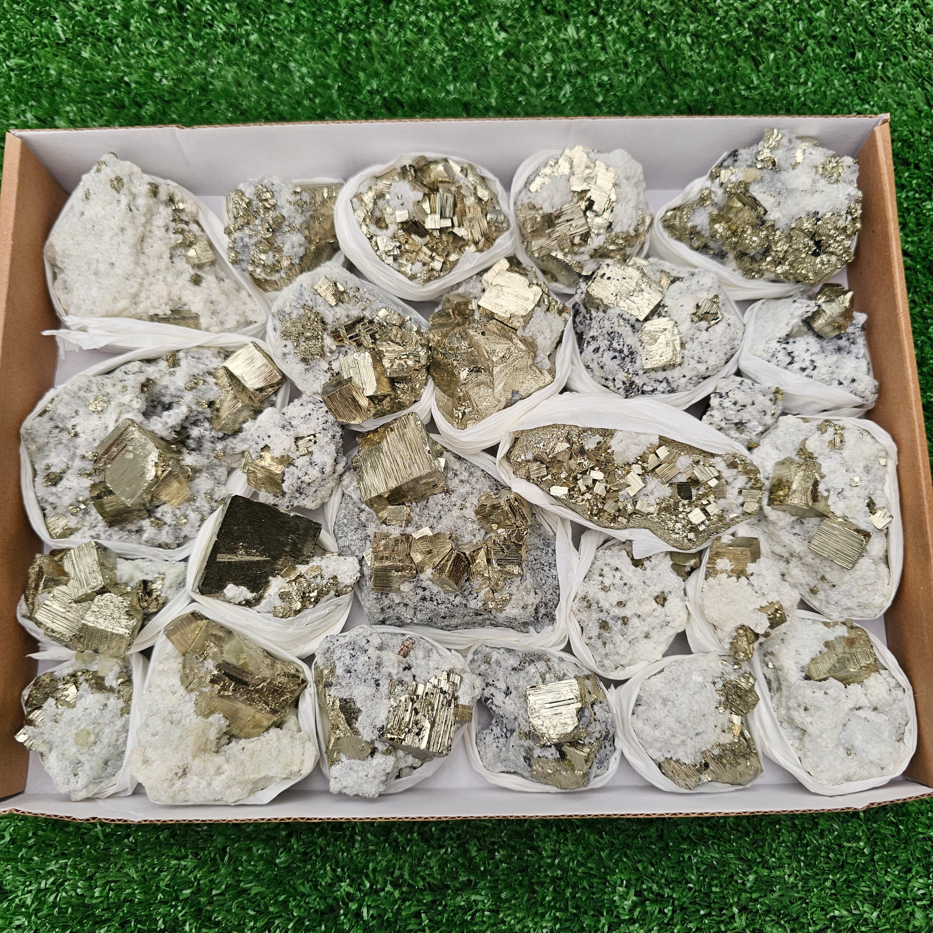 25 pc pyrite Cubic