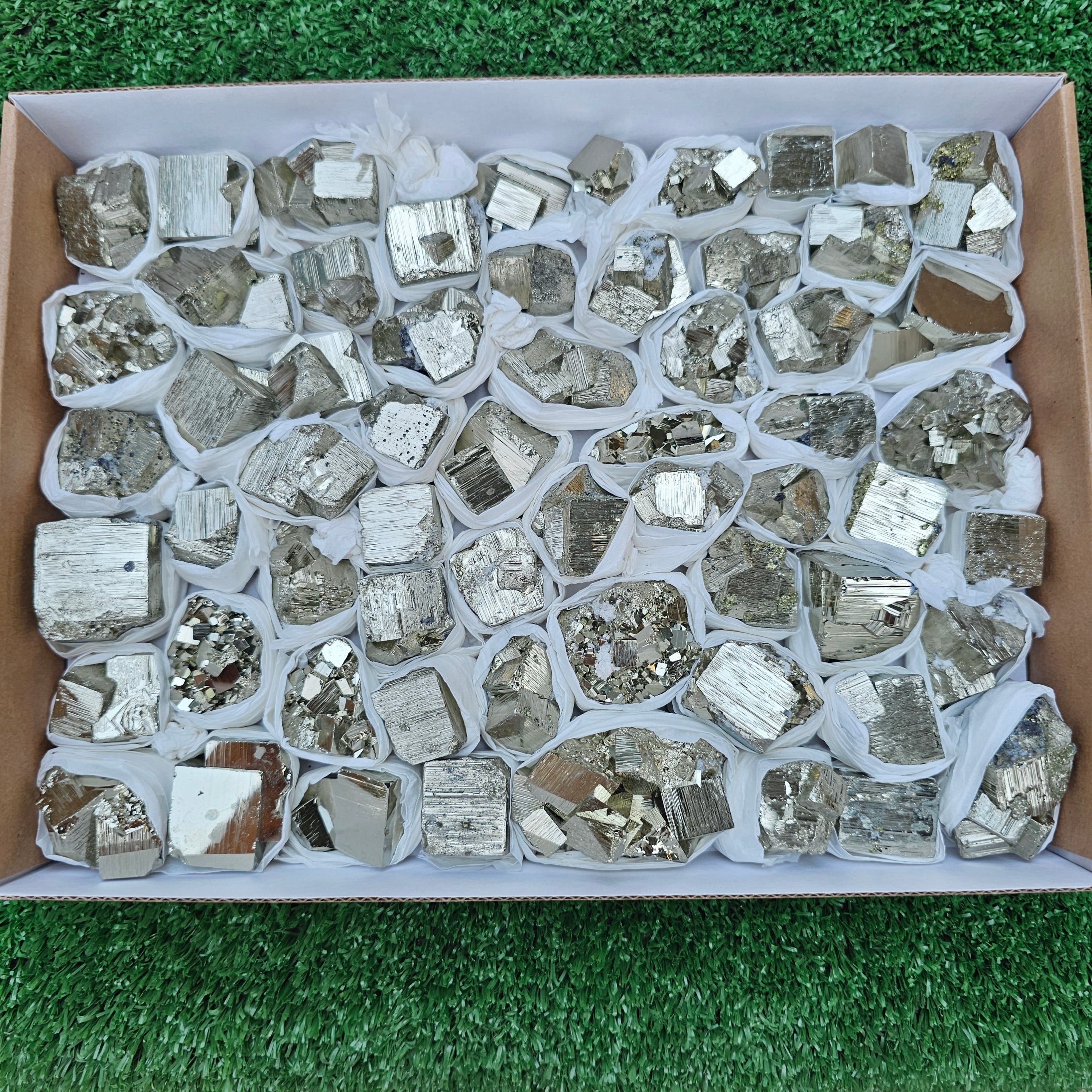 63 pc Box Pyrite Cubic