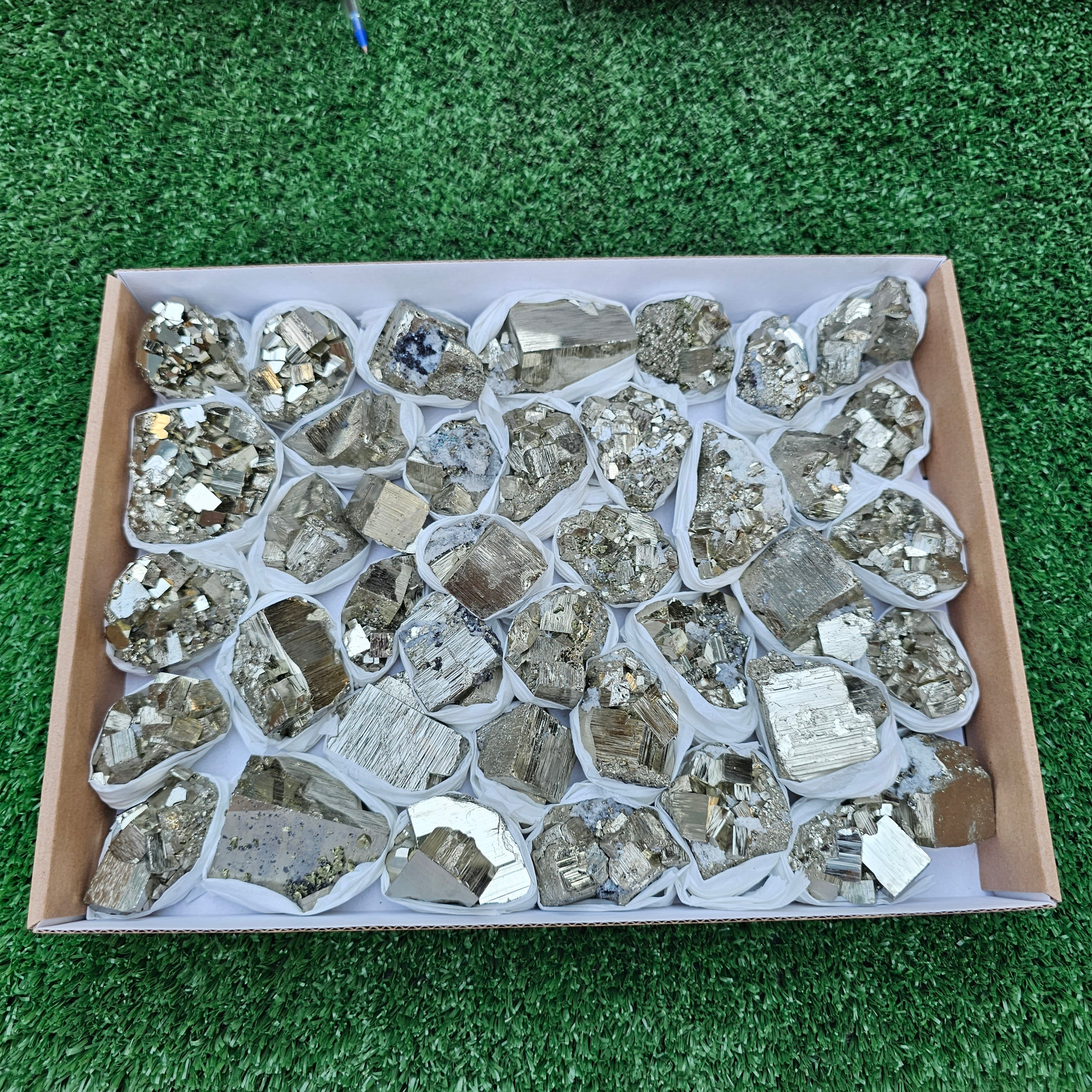 40 pc Box Pyrite Cubic