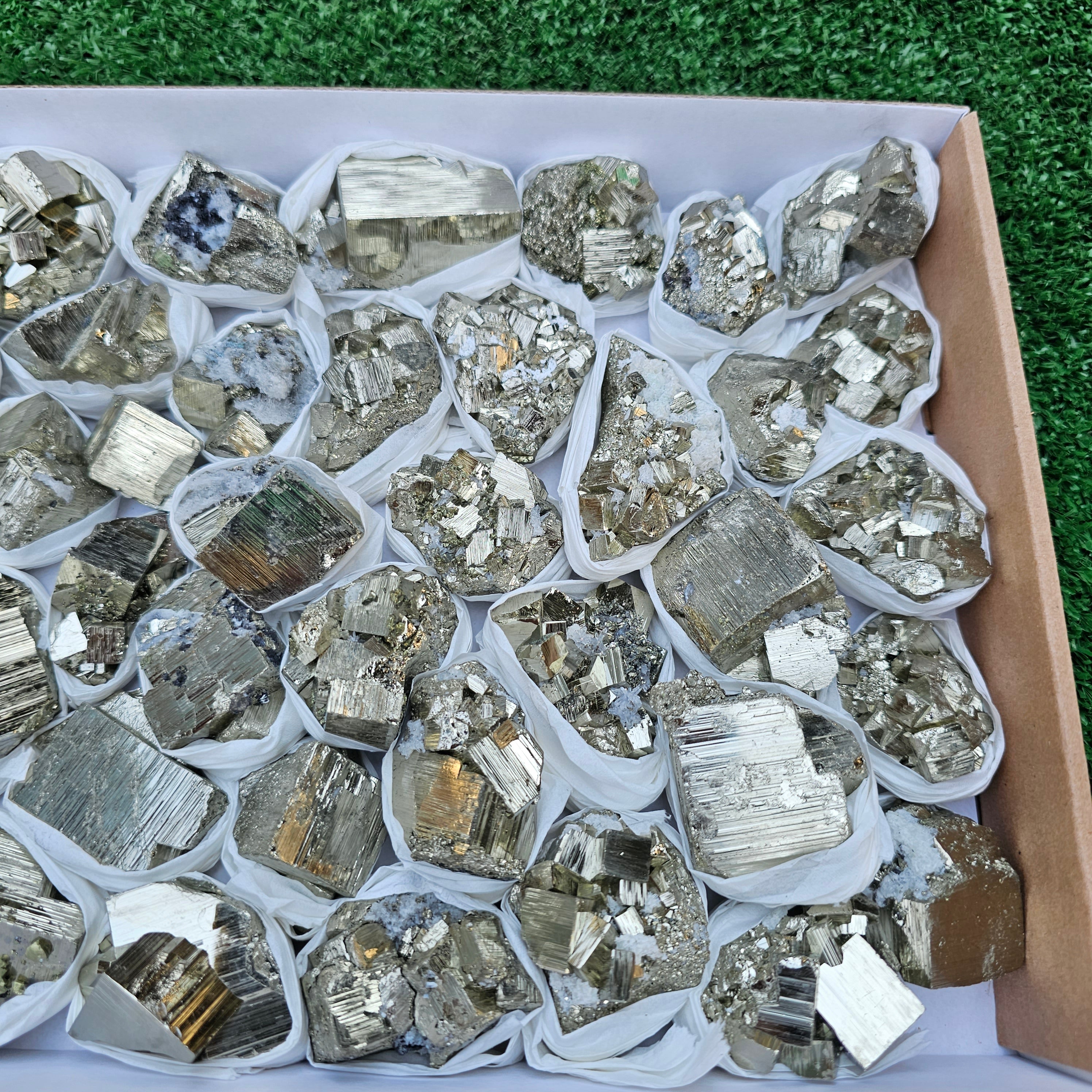 40 pc Box Pyrite Cubic