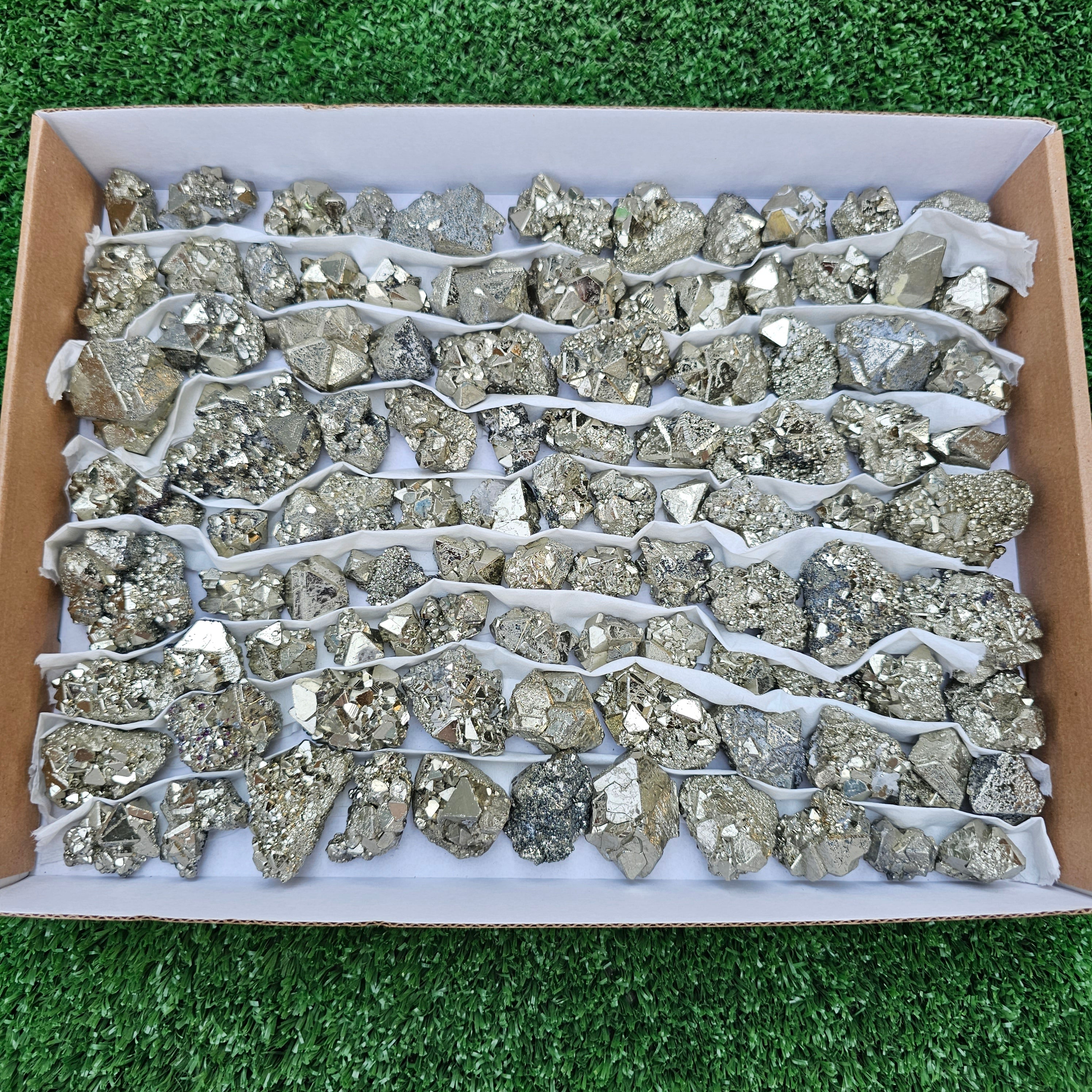 99 pc Pyrite octahedral