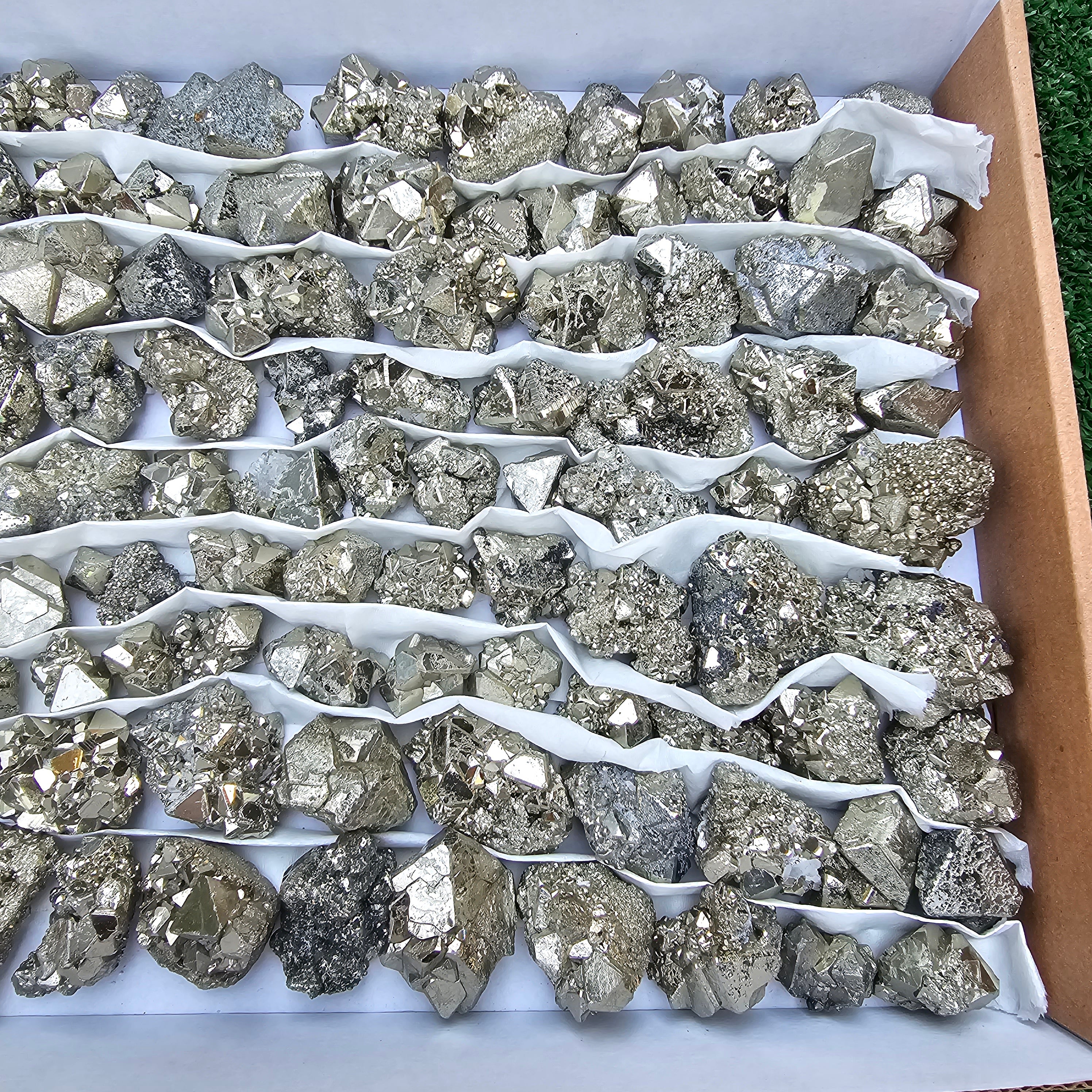 99 pc Pyrite octahedral