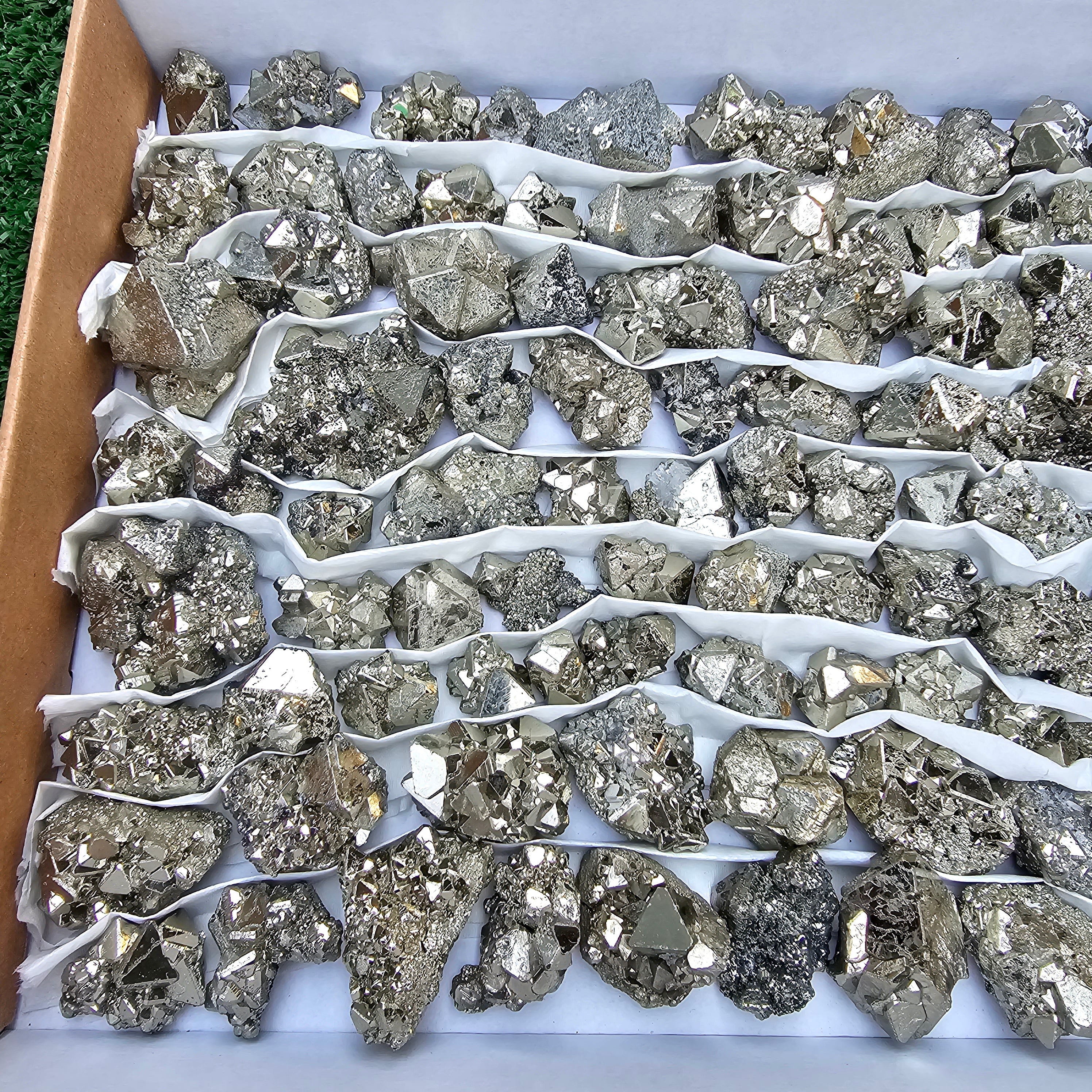 99 pc Pyrite octahedral