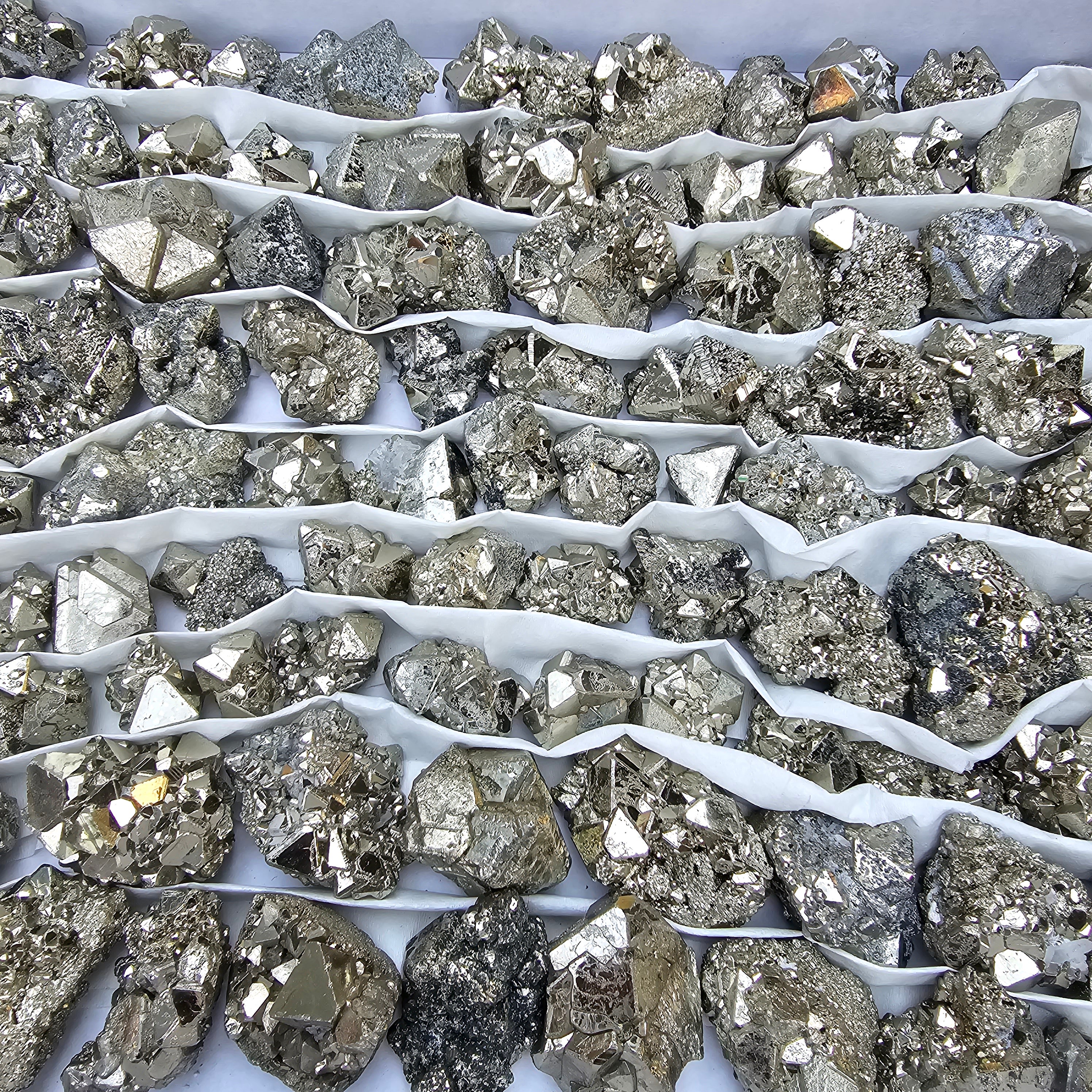 99 pc Pyrite octahedral