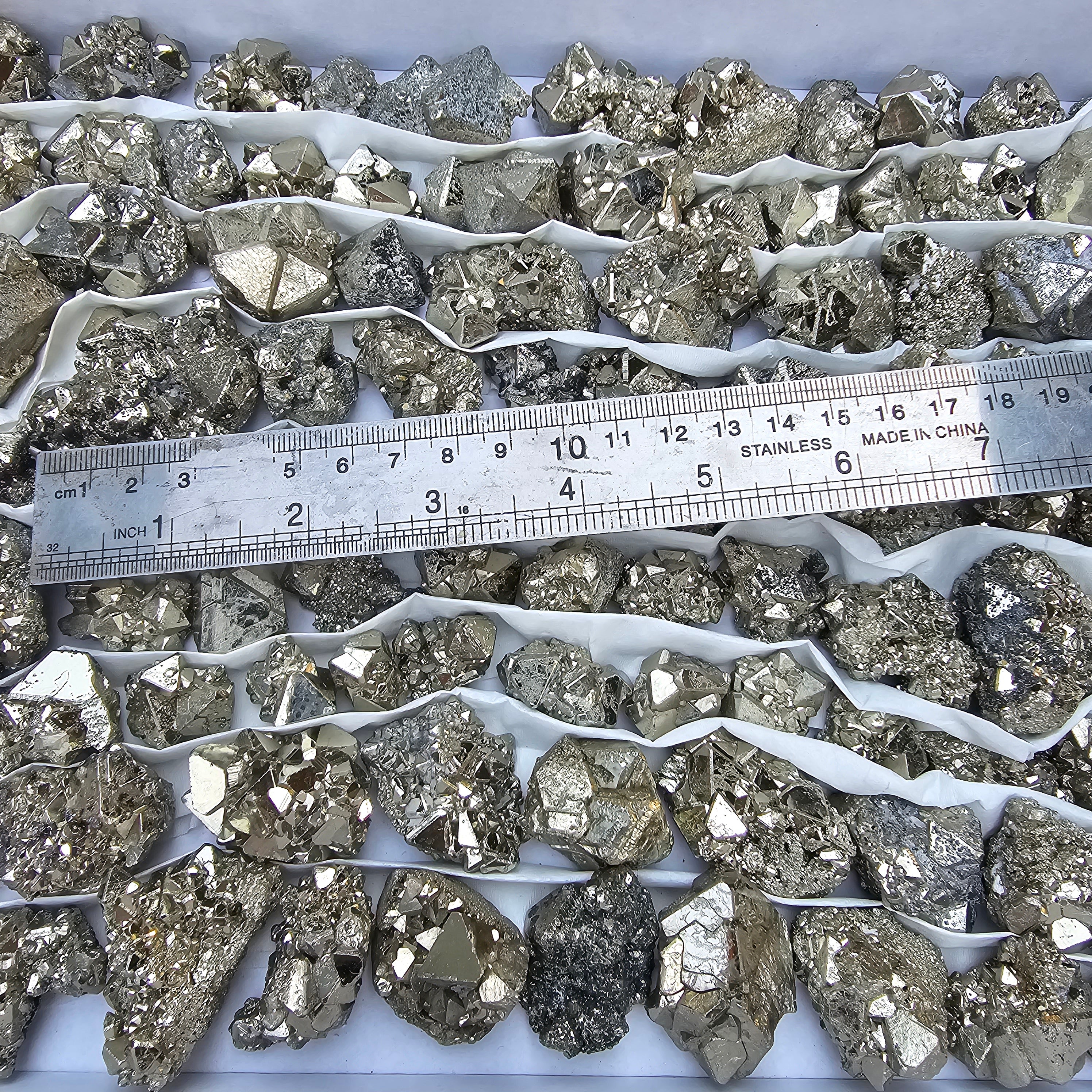 99 pc Pyrite octahedral