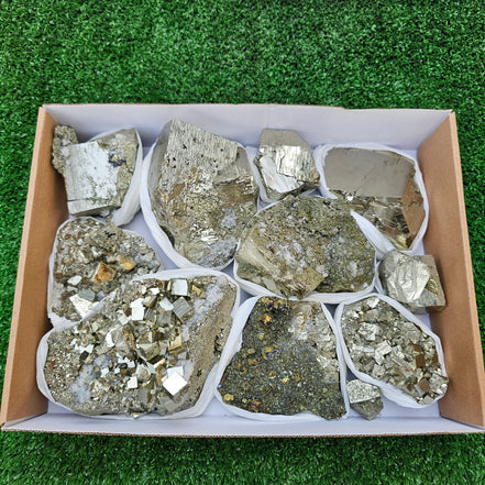 10 pc Pyrite Cubic