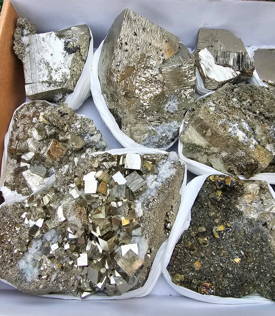 10 pc Pyrite Cubic