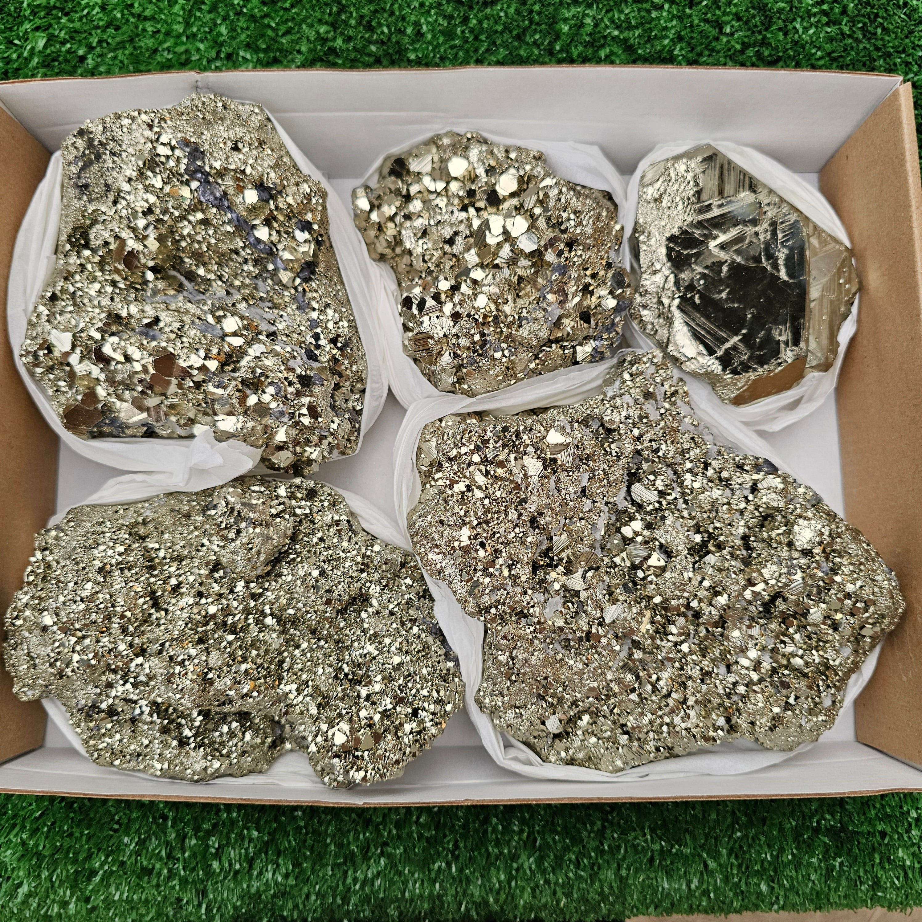 5 pc pyrite octahedral