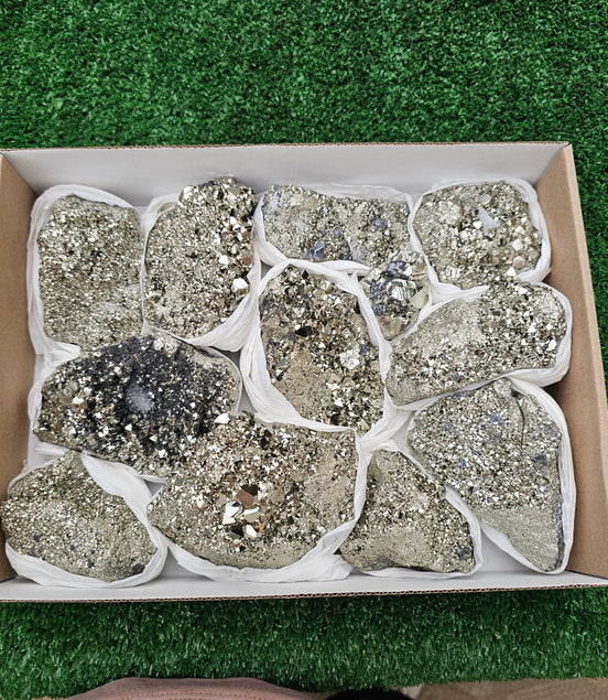 12 pc pyrite octahedral