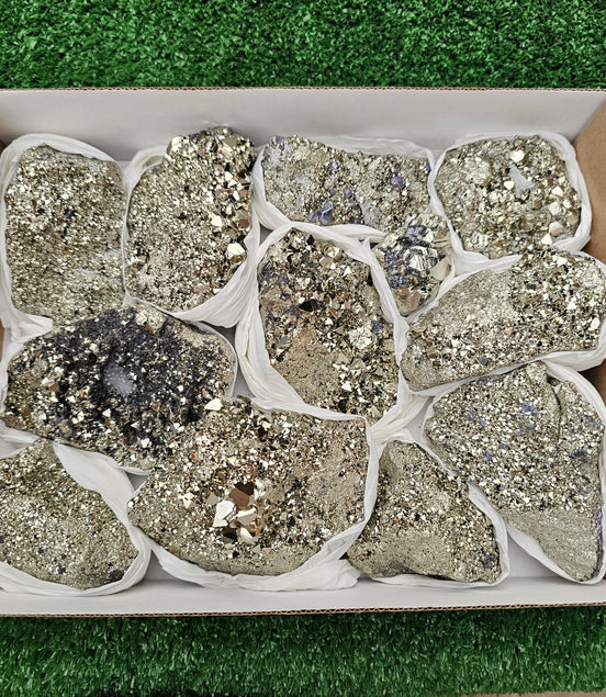 12 pc pyrite octahedral