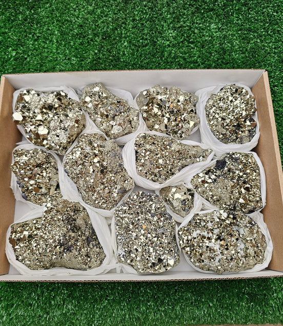 12 pc pyrite octahedral