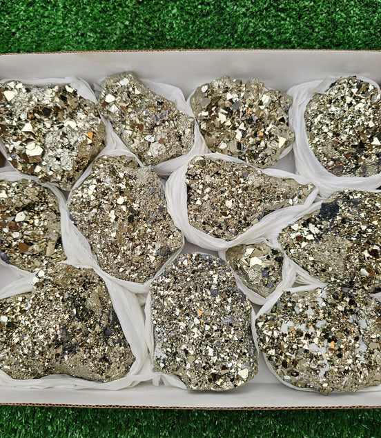 12 pc pyrite octahedral