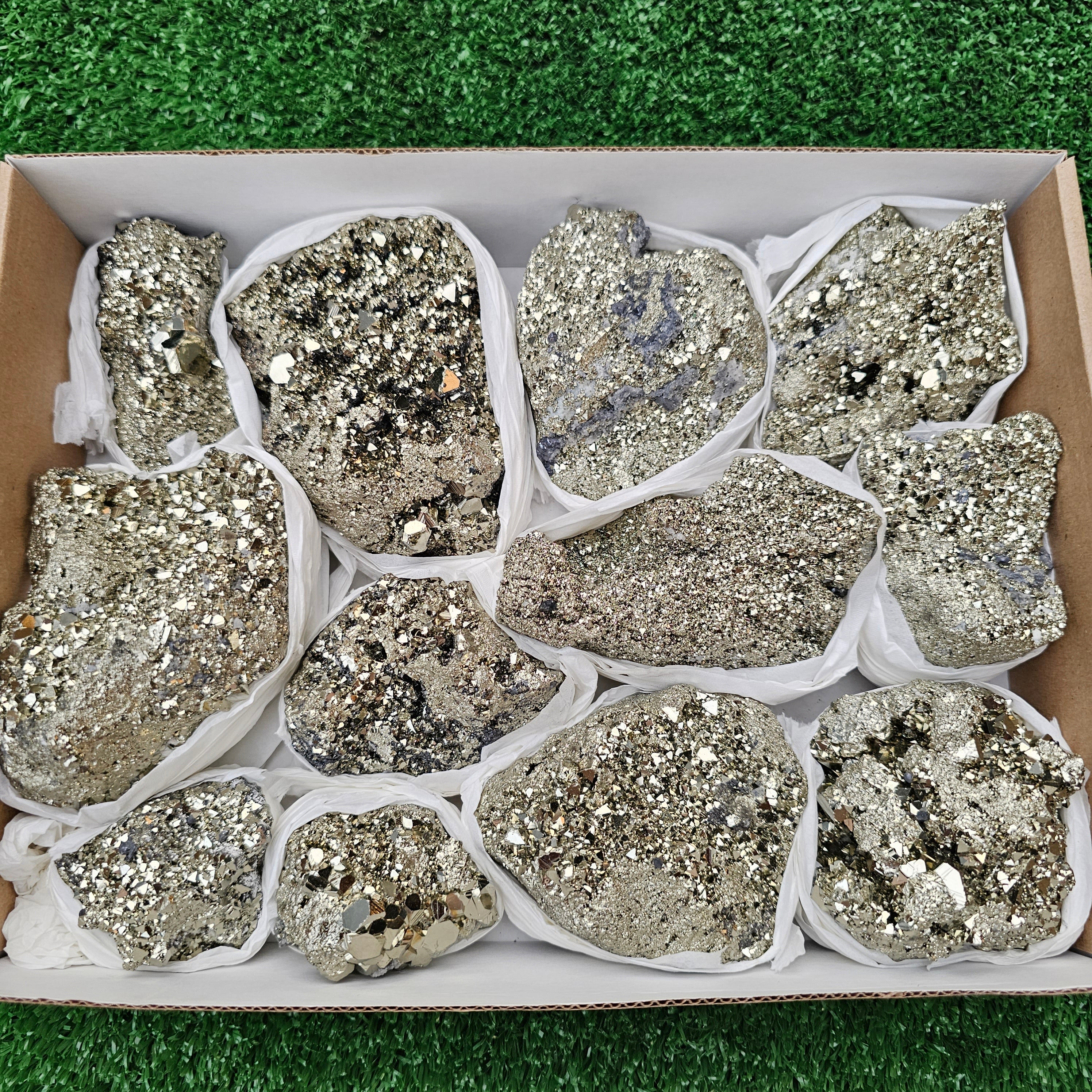 12 pc pyrite octahedral