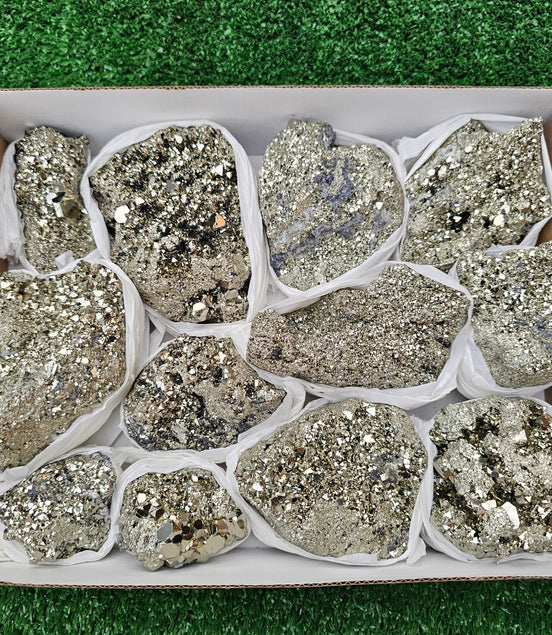 12 pc pyrite octahedral