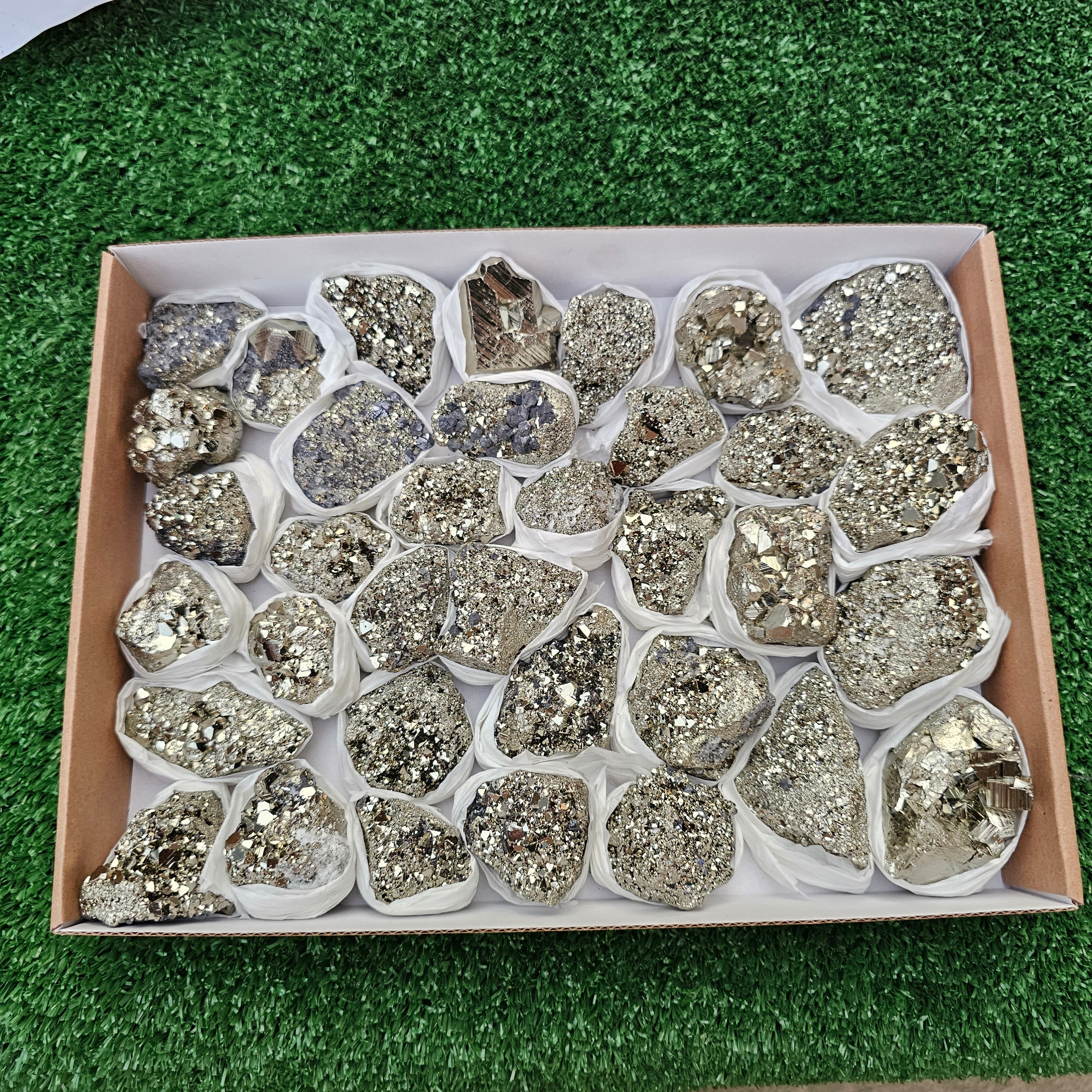 35 pc pyrite octahedral