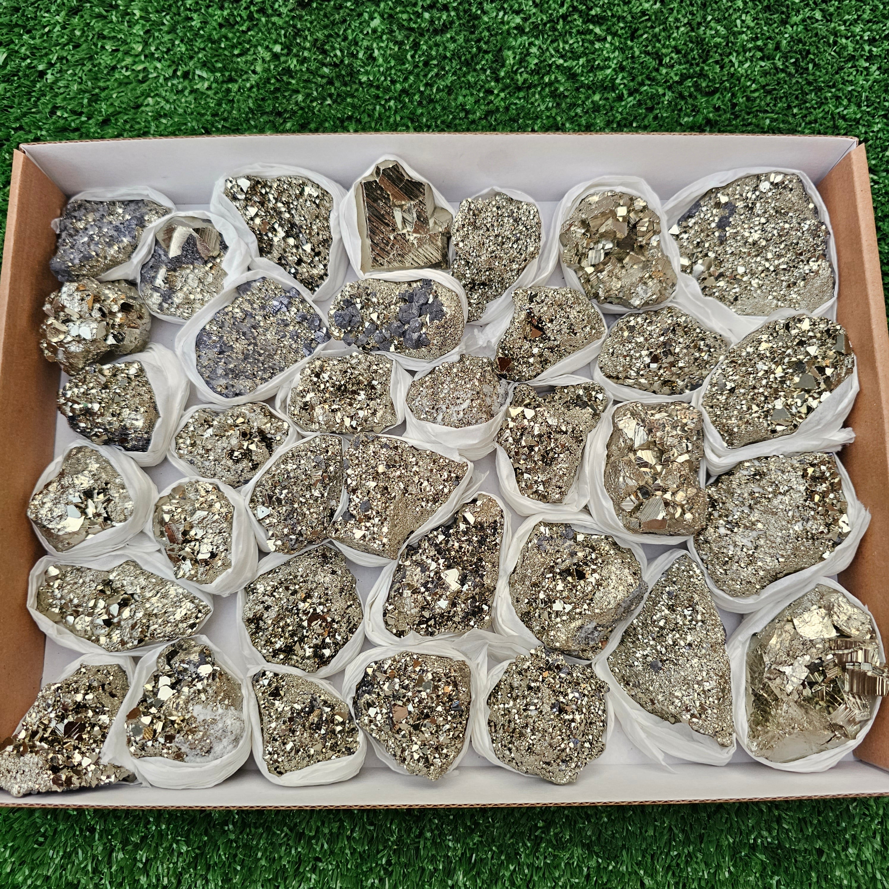 35 pc pyrite octahedral