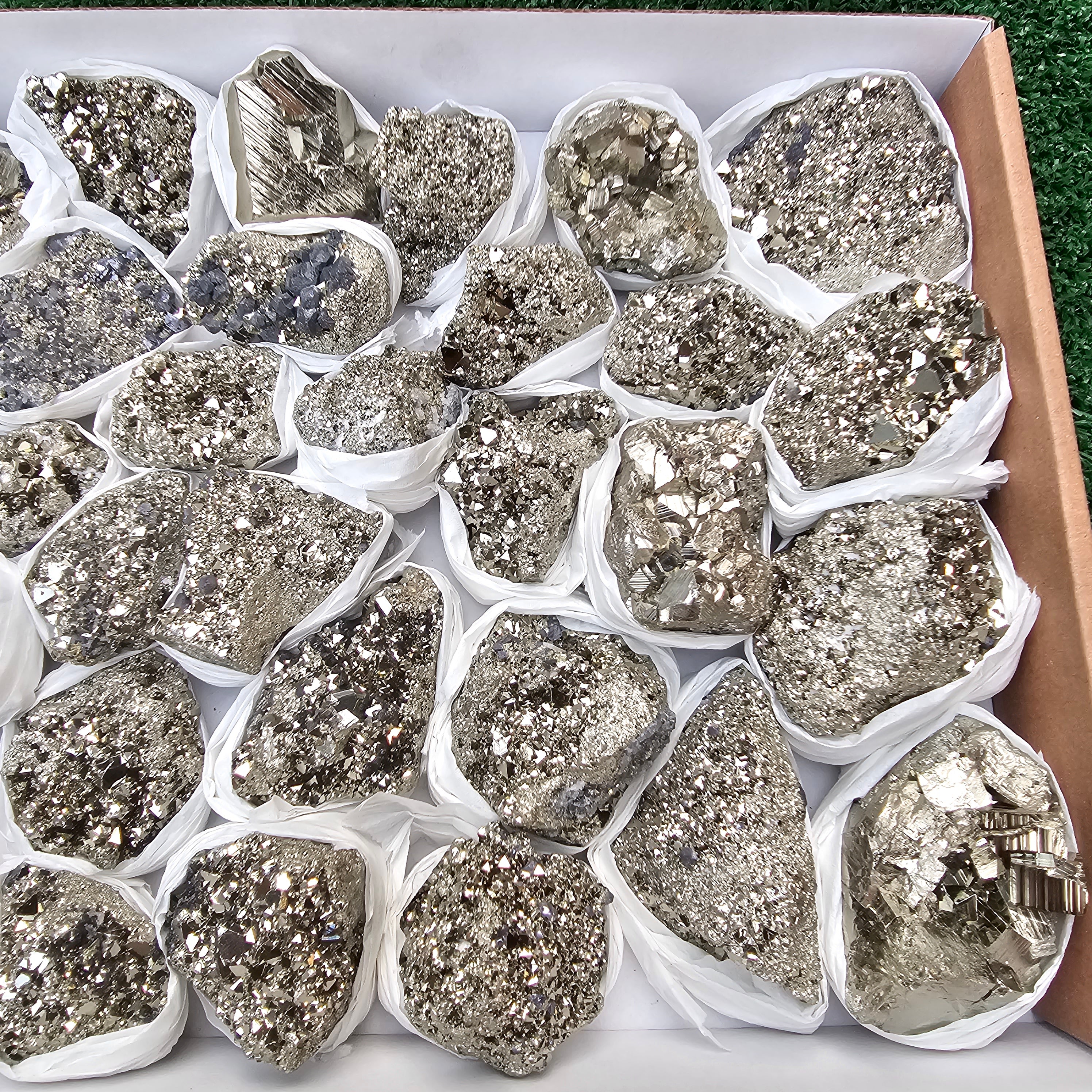 35 pc pyrite octahedral