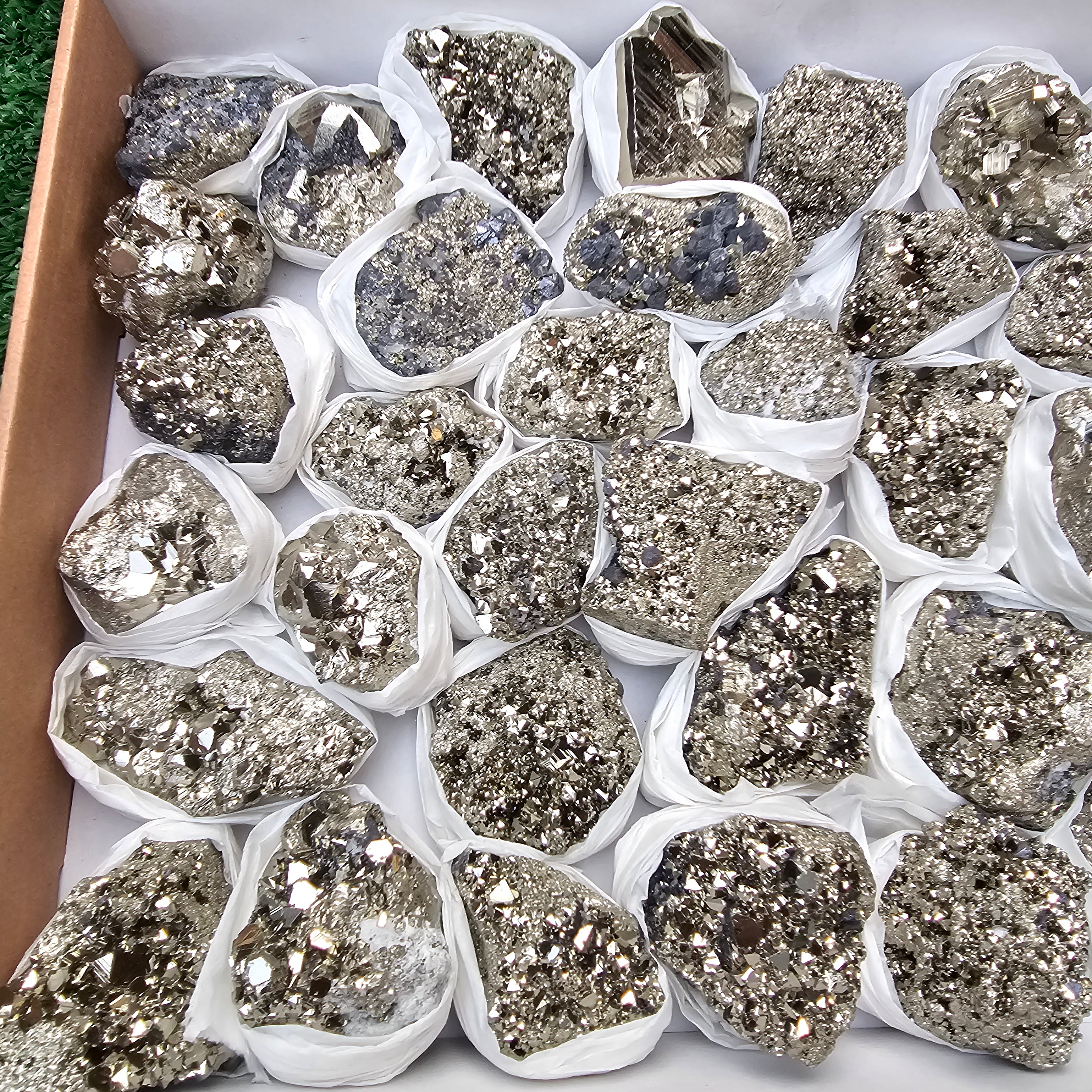35 pc pyrite octahedral