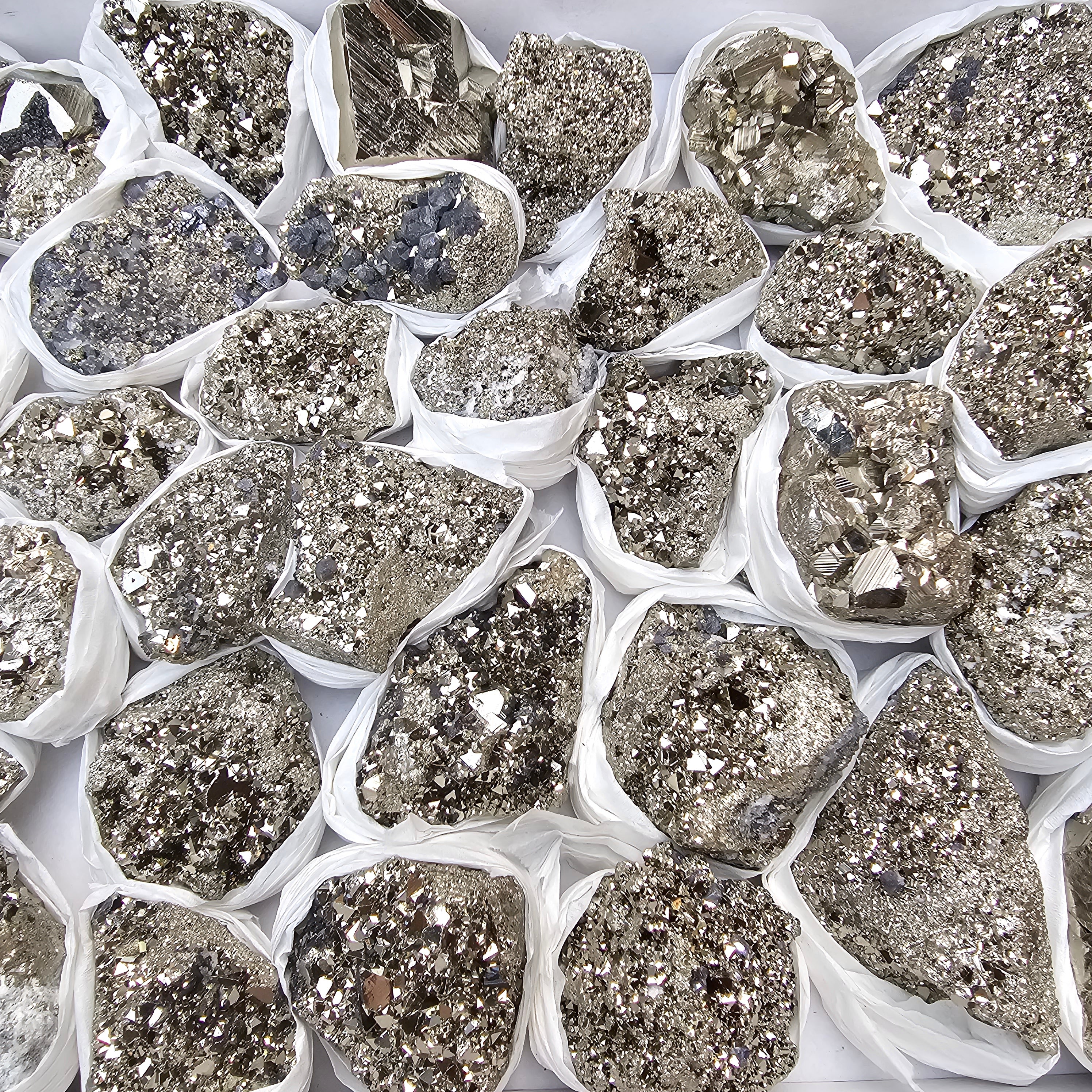 35 pc pyrite octahedral