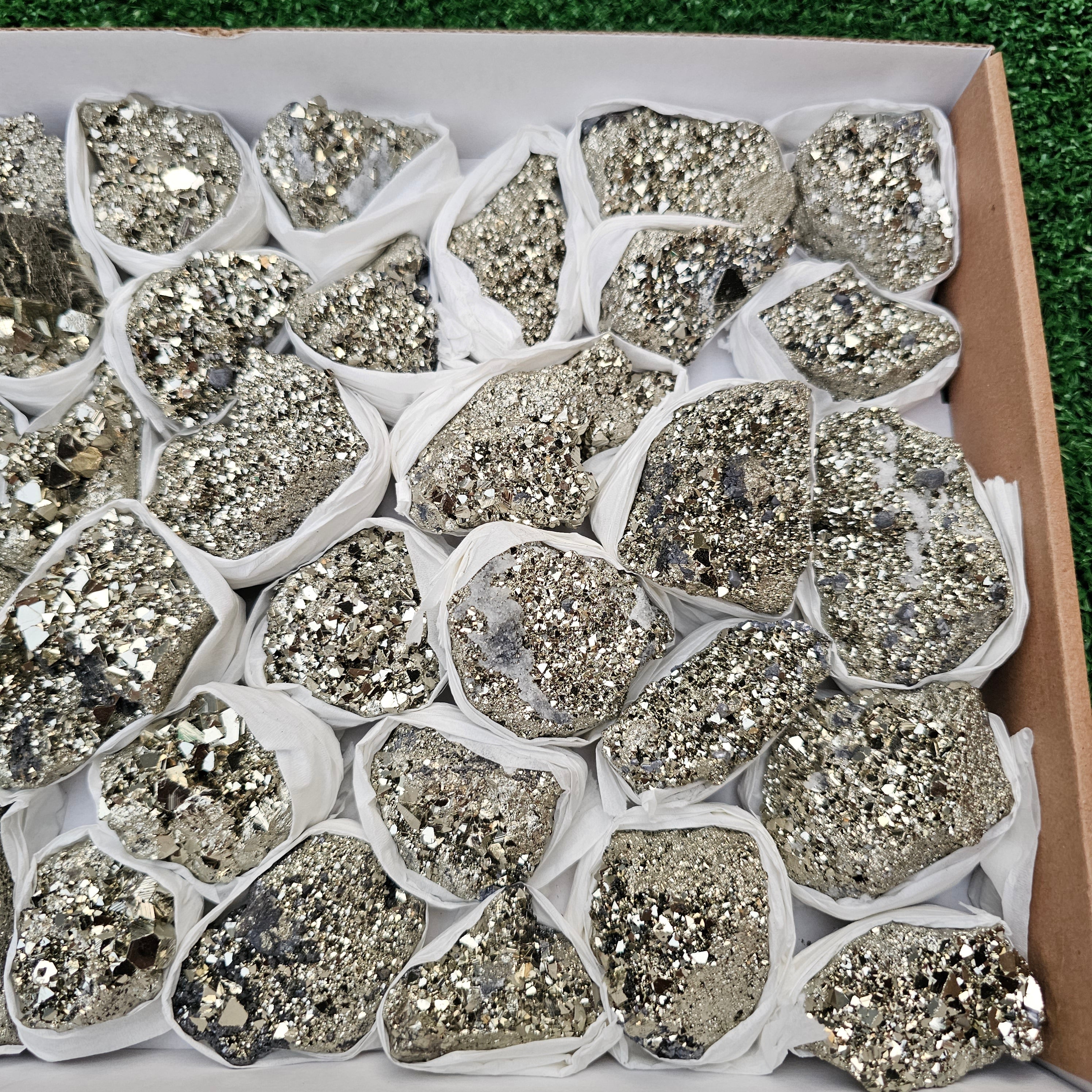 35 pc pyrite octahedral