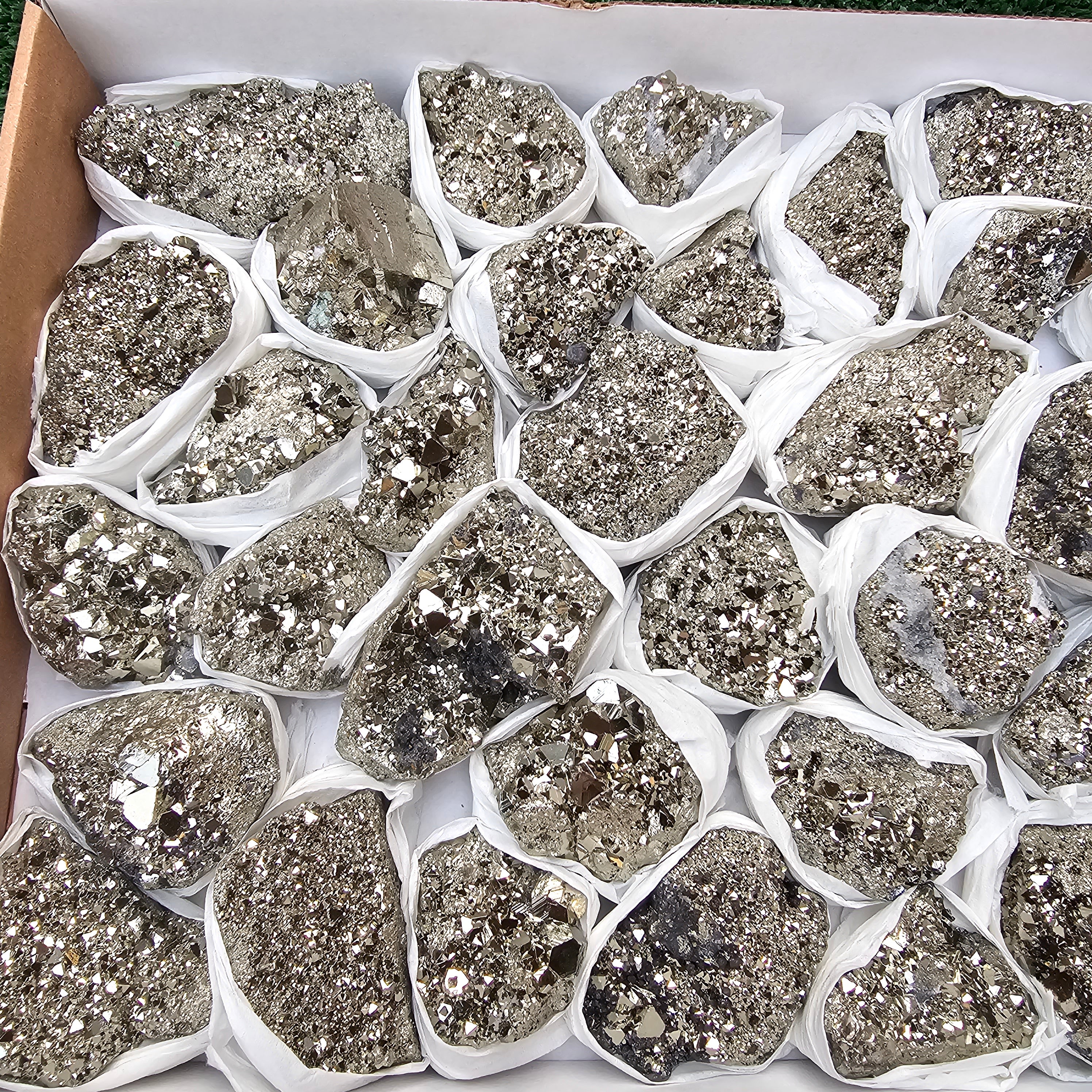35 pc pyrite octahedral