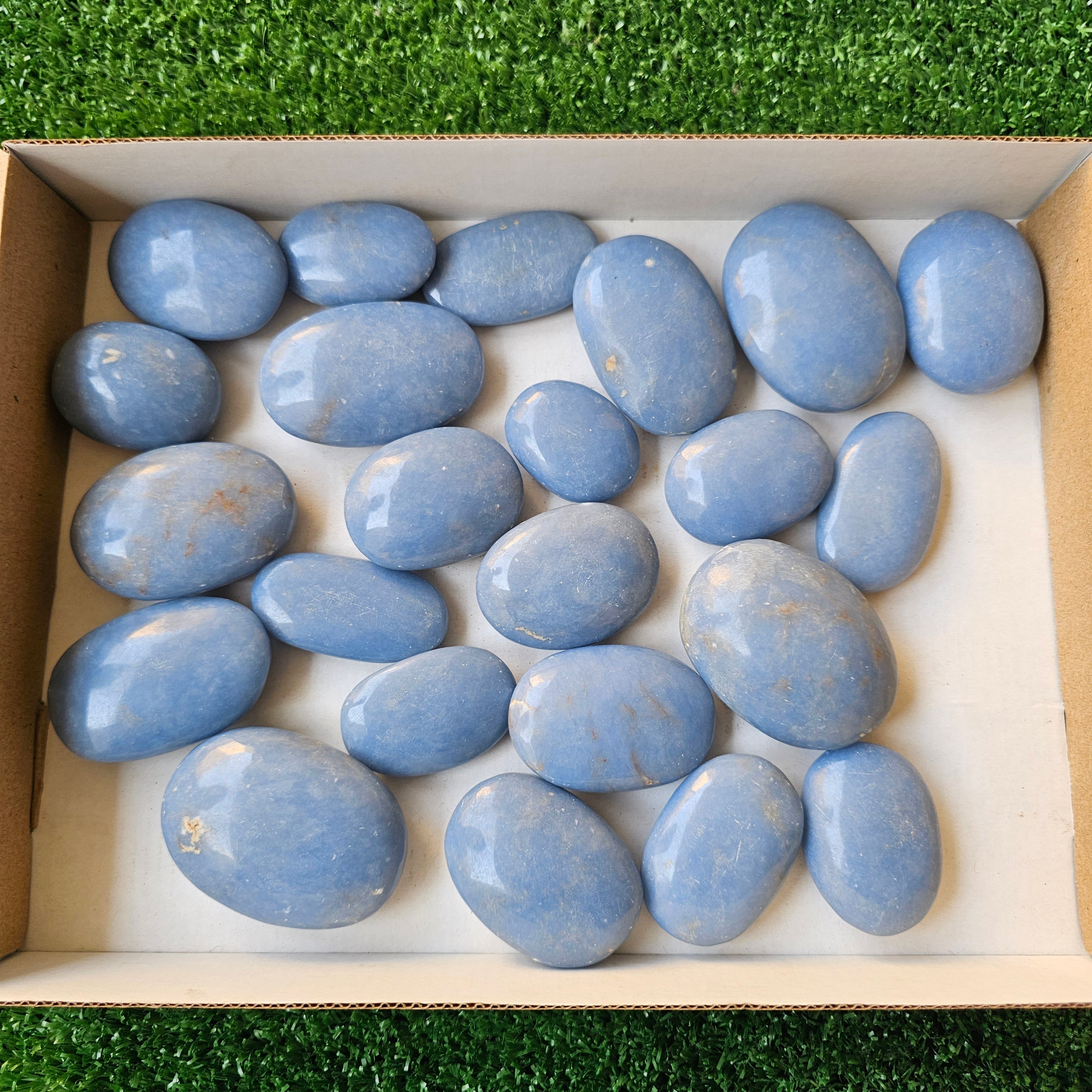 Lot 33 pcs angelite palms