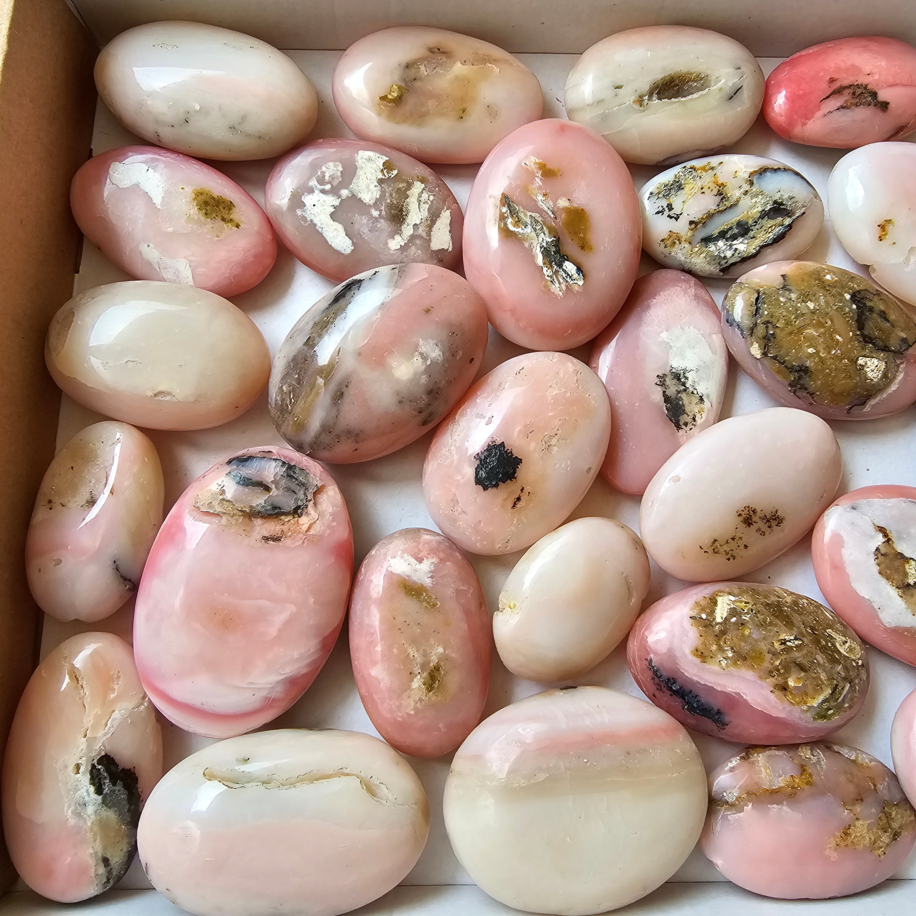 30 pc pink opal palms