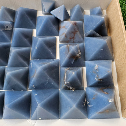 31 pc blue angelite pyramids