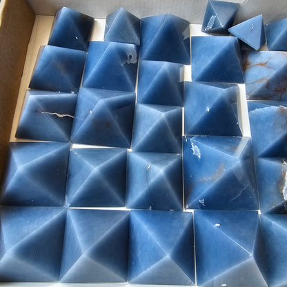 31 pc blue angelite pyramids
